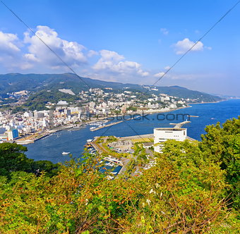 View of Atami and Sagami Bay