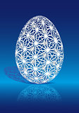 Easter egg with 3D pattern, vector