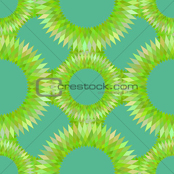 stylized sea urchin seamless pattern vector