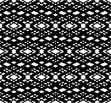 Monochrome visual abstract textured geometric seamless pattern. 