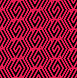 Geometric messy lined seamless pattern, colorful vector endless 