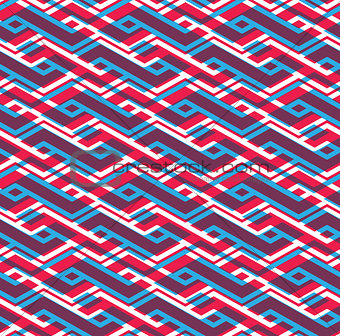 Bright rhythmic textured endless pattern, colorful continuous ar