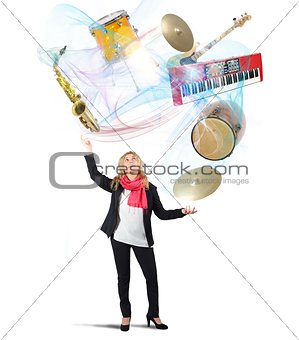 Music juggler