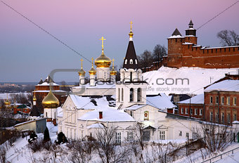 Orthodox Church and Kremlin Nizhny Novgorod