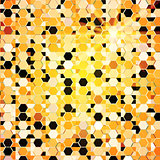 colorful background consisting of hexagons