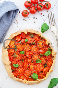 Cherry tomato tart