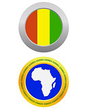 button as a symbol  GUINEA