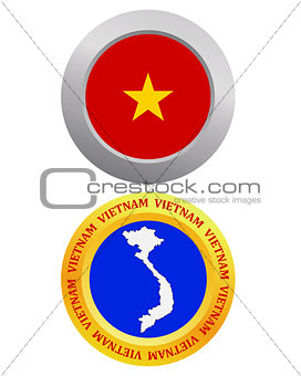 button as a symbol  VIETNAM