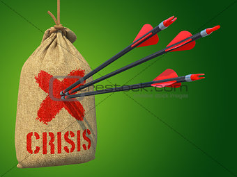Crisis - Arrows Hit in Red Target.