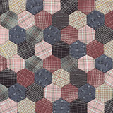 Patchwork Quilt Hexagon pattern