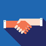 Handshake Partnership Successful business concept 