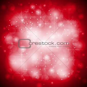 Red shiny sparkling vector background