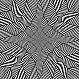 Interlacing pattern. Abstraction consisting of striped tetragona