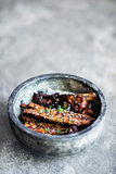 grilled marinated pork ribs with sweet sesame sauce