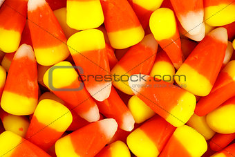 Colorful Halloween candy corn