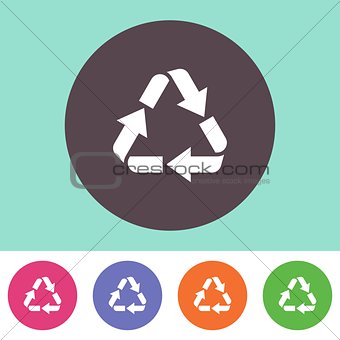 Recycle symbol icon