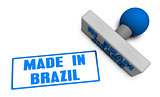 Made in Brazil Stamp