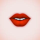lips vector background.
