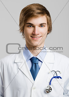 Young and handsome doctor