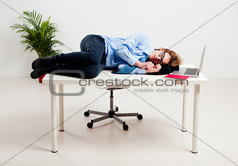 Sleeping in the office