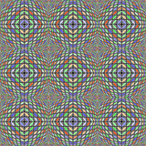 Design seamless warped diamond geometric pattern