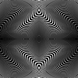 Design monochrome whirl lines motion background