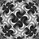 Design warped vortex movement strip pattern