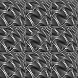 Design seamless monochrome wave pattern