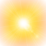 Sun Sunburst Pattern with sun flare