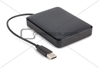 External hard disk with cable