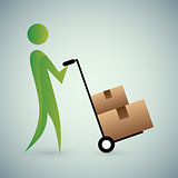 Moving Boxes Icon
