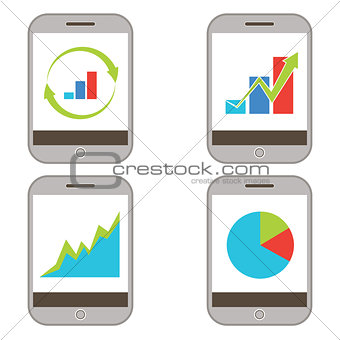 Mobile Finance Charts Icon