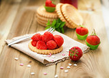  Strawberry biscuit