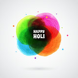 Happy Holi card template
