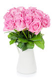 Pink roses bouquet