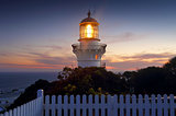 Sugarloaf Point  Lighthouse at sundown