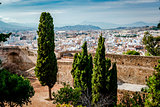 Gibralfaro fortress (Alcazaba de Malaga). Malaga city. Spain