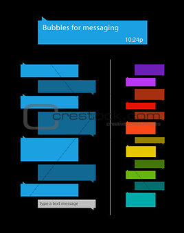 Bubbles for messaging