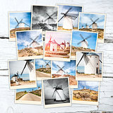 collage windmills