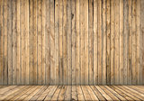 Background interior. Wood wall and floor
