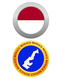 button as a symbol  MONACO