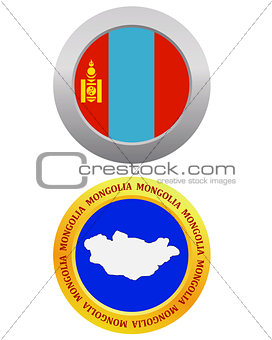 button as a symbol  MONGOLIA