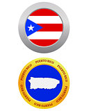 button as a symbol PUERTO RICO