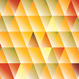 Abstract triangle autumn-colored background
