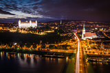 Bratislava at Night, Slovakia
