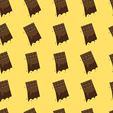 Melted chocolate seamless background