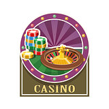 Casino. Roulette and counter