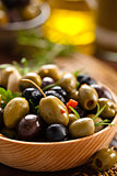 Marinated olives. 