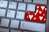 Composite image of valentines day pattern