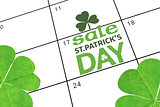 Composite image of st patricks day sale ad